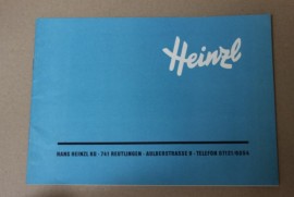 Heinzl modeltreinen catalogus